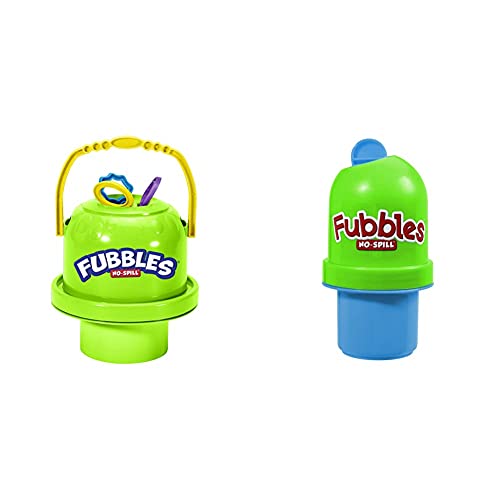Little Kids Fubbles No-Spill Tumbler Includes 4oz Bubble Solution and  bubble wand (tumbler colors may vary)