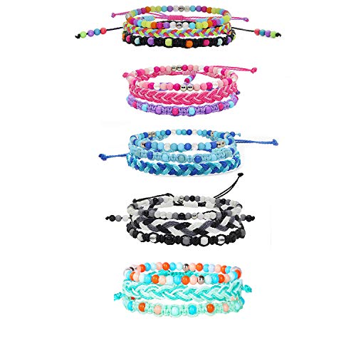 15 pcs Friendship Bracelets for Kids, Cute Adjustable Beaded Bracelets –  ToysCentral - Europe