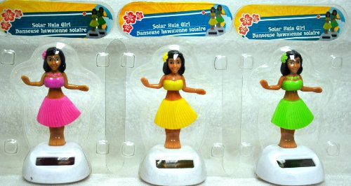 Plastic Solar-powered Dancing Hula Girls (3 Assorted Colors) – ToysCentral  - Europe