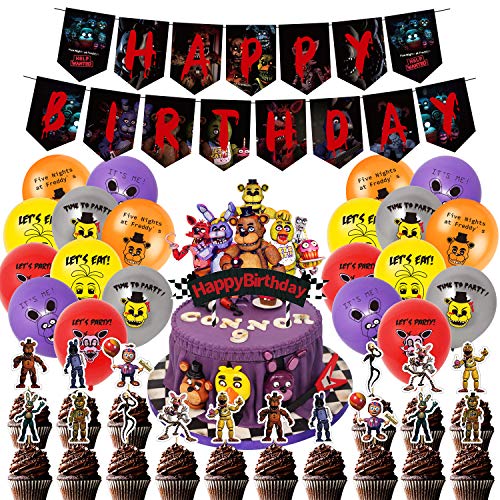  Five Nights at Freddy Party Supplies Set Include