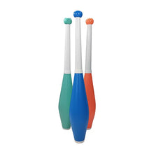 Load image into Gallery viewer, Zeekio Arion Professional Juggling Clubs - Smooth Handle 215g - Set of 3 (Green/Blue/Orange)
