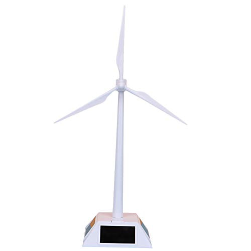 Meiyya Summer Enjoyment Solar Windmill, Windmill Toy Safe Intelligent Toys Funncy for on The Desk for Home