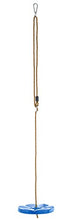 Load image into Gallery viewer, Swingan Fully Assembled Cool Disc Swing with Adjustable Rope, Blue
