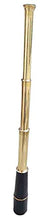 Load image into Gallery viewer, Nautical Telescopes Brass 35&quot; Shiny Brass Telescope with Black Leather Vintage Spyglass
