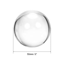 Load image into Gallery viewer, uxcell 2pcs Acrylic Clear Contact Juggling Ball 2 Inch - 50mm with Ball Bag
