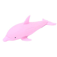 BYyushop Dolphin Squeeze Toy,Highly Simulated TPR Dolphin Shape Stress Relief Squeeze Toy for Gifts - Color Random