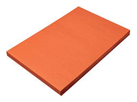 SunWorks Construction Paper, Orange,  12