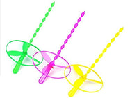 Flying Toys for Kids, Twisty Hand Control Flying Saucers, Twist Disc Flyer Saucers for Party Favors and Prizes, Funny Outdoor Flying Toys for Kids, Childhood Memories (Multicolor 10pc)