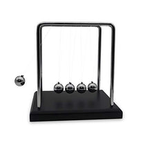 Load image into Gallery viewer, MarsGeek Classic Newton&#39;s Cradle Balance Balls with Metal Ball and Black Wooden Base Physics Teaching Tools Gift Toy Desk Decoration
