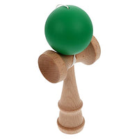 NUOBESTY Wooden Kendama Toy with String Luminous Kendama Ball Trick Toy Educational Classic Toy for Kids Adults Birthday Party Gifts Green
