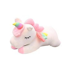 Load image into Gallery viewer, Toyvian 1pc 40cm Cute Unicorn Cuddle Stuffed Plush Toy Cartoon Pillow Plush Toy Stuffed Animals Toy Soft Plush Toy Pacified Plush Toy Birthday Gift for Kids ( White and Pink )
