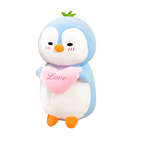 JIDOANCK Plush Toy Three Dimensional Plush Doll Adorable Funny Expression Cute Penguin Plush Toy for Decoration Blue