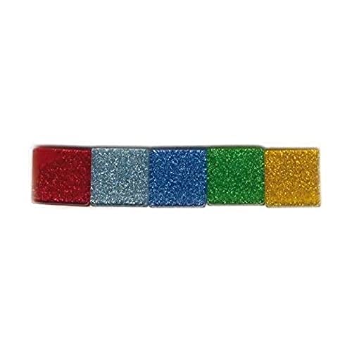 Artemio 12x 4x 10cm Multicoloured Glitter Carnival Mosaic, Resin