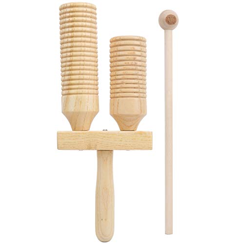 Wooden Sound Tube, Fine Workmanship Without Burrs Multi Sound Tube, Carefully Polished for Beginner Instrument Lovers Children Practice and Performance