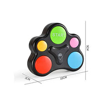 Load image into Gallery viewer, YHD Electronic Memory Handheld Game with Lights, Electronic Memory Game That Teaches Persistence Electronic Memory Game for Kids 3 and Up Repeat The Color Memorizing Toy(Bear Paw Shape)
