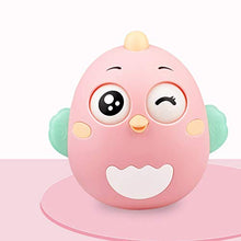 Load image into Gallery viewer, Toyvian Tumbler Toy Multi Purpose Wobbler Toy Rattle Tumbler Toy Early Education Teether Toy for Newborn Babies Infants Kids (Pink)
