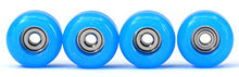 Load image into Gallery viewer, Teak Tuning CNC Polyurethane Fingerboard Bearing Wheels, Light Blue - Set of 4 Wheels - Durable Material with a Hard Durometer
