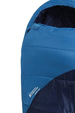 Load image into Gallery viewer, Mountain Warehouse Summit 300 Sleeping Bag  Mummy Shaped Camping Bag Cobalt Right Handed Zip - Regular Length
