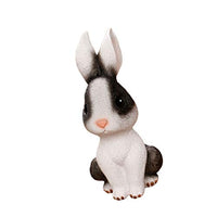 BESPORTBLE Easter Rabbit Piggy Bank Cute Rabbit Saving Pot Bunny Money Box Coin Bank Small Change Organizer Rabbit Figurine for Kid Child Adult Gift L Black