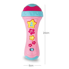 Load image into Gallery viewer, Kids Microphone Toy, Kids Multifunctional Microphone with Recording Voice Change Educational Toys Pink
