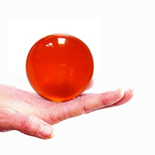 Load image into Gallery viewer, DSJUGGLING 2.55&quot; - 65mm Clear Acrylic Contact Juggling Ball for Beginners &amp; Transparent Practice Juggling Ball Great for Small Hands and Multiple Balls Contact Juggling (Orange)

