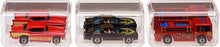 Load image into Gallery viewer, Pioneer Plastics Clear Acrylic Display Case for 1:64 Scale Cars (Mirrored), 3.5&quot; x 1.75&quot; x 1.625&quot;, Pack of 6
