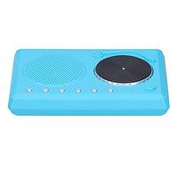 DJ Toy, Musical Supplies Music DJ Box 7.7 X 5.3 X 1.2 Inch for Kids for Music Listening(Blue)