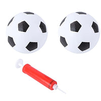 balacoo 3Pcs Mini Soccer Balls Inflatable Soccer Ball Mini Ball Toys for Kids Toddlers Outdoor Playground Ball with Pump