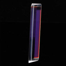 Load image into Gallery viewer, K9 Optical Glass Prism Science Triple Prism Teaching Tool for Decoration Physics Education Teaching Photo Photography Prism Children Gift(15 * 15 * 87)
