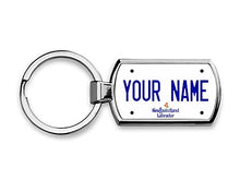 Load image into Gallery viewer, BRGiftShop Personalized Custom Name License Plate Canada New Found Land Labrador Metal Keychain
