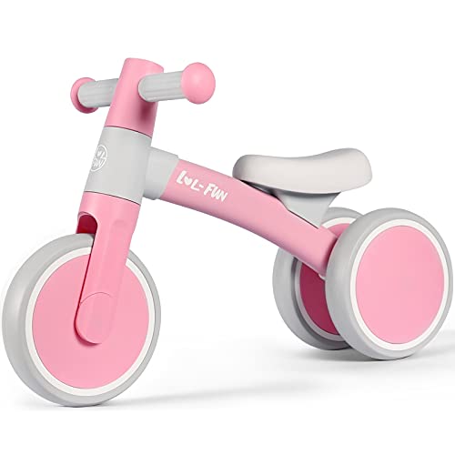 LOL-FUN Baby Balance Bike 1 Year Old Toy, Gifts for One Year Old Girl and Boys, Baby Toys 12-18 Months Birthday Gifts