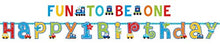 Load image into Gallery viewer, &quot;All Aboard Boy&quot; Jumbo Letter Banner Kit, Birthday
