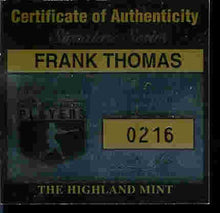 Load image into Gallery viewer, 1997 Highland Mint SIGNATURE SERIES MLB Baseball Collectible Coin Set: Gold/Silver Two Tone: Frank Thomas - Chicago White Sox
