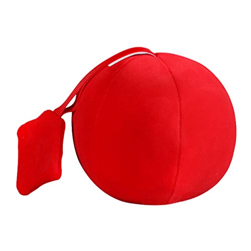 Toyvian Infant Vision Toy Eyesight Red Ball Toy Early Education Catching Ball Eyesight Training Practice Toddler Ball Playing Grab Toy for 0 to 1 Years Old