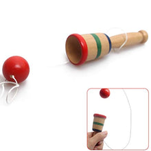 Load image into Gallery viewer, NUOBESTY Wooden Ball in a Cup Game Catch Ball Games Cup Ball Game Mini Wood Toy Hand Eye Coordination Educational Toys for Kids Children 4pcs

