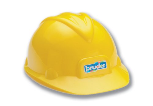 Bruder Toys Construction Worker Hard Hat Yellow Helmet