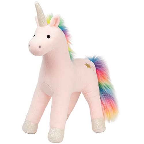 GUND Starflower Rainbow Unicorn Stuffed Animal, Plush Unicorn for Ages 1 and Up, Pink, 15