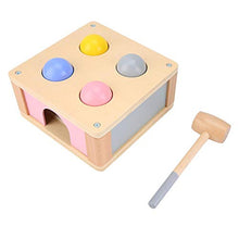 Load image into Gallery viewer, Salaty Wooden Hammer Knocking Toy, Durable Ball Hammer Toy, Practical Eco-friendly for Baby Toddler Gifts Kids
