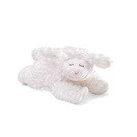 Baby GUND Winky Lamb Stuffed Animal Plush Rattle, White, 7