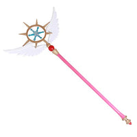 Vorwind Cardcaptor Sakura: Clear Card Cosplay Prop Sakura Kinomoto Wand Pink