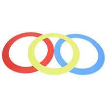 Load image into Gallery viewer, URRNDD 3PCS/Set Juggling Acrobatics Throwing Toss Ring Bracelet Props Hand Clown Toy Blue Red Yellow Children High Elastic Hand Throw Toss Ring Toy
