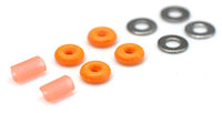 Teak Tuning O-Ring Fingerboard Tuning Kit, Orange