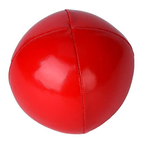 Kafuty-1 3 Pcs Juggling Balls PU Leather Colorful Juggle Ball Kit Portable Durable Creative Funny Juggle Balls for Beginner&Professionals(red)