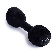 Load image into Gallery viewer, Baby Dumbbell Toy | Baby Workout Toys | Dumbbell Toy Baby | Baby Barbell Rattle | Weight Rattle for Babies | Plush Baby Dumbbell Rattle | Great Gift for Baby and Toddler Girls or Boys | 0-36 Months
