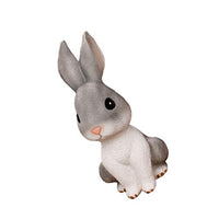 Wakauto Rabbit Piggy Bank Resin Bunny Saving Jar Money Bank Pot Money Coin Collections Box Rabbit Figurines for Kids Childrens Gifts Easter Home Decor