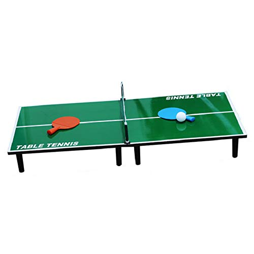 Collection of Indoor Ball Games, Billiards Games, Folding Table Tennis Tables, Parent-Child Entertainment Toys, Football Games Wooden Family Toys for Children,F