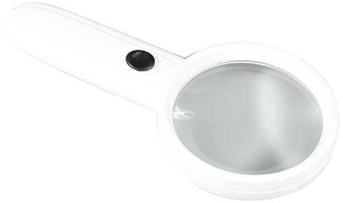 Discoverer 6B-5 Exclamation Point Handhold Magnifier (White)
