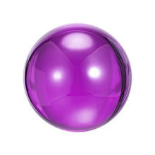 Load image into Gallery viewer, uxcell Purple Acrylic Contact Juggling Ball 3-1/8 Inch(80mm) with Ball Bag

