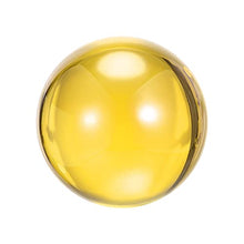 Load image into Gallery viewer, uxcell Yellow Acrylic Contact Juggling Ball 2-3/4 Inch(70mm) with Ball Bag

