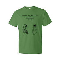 Wilkins Puppet T-Shirt, Puppeteer Gift, Puppet Design, Puppet Apparel Green Apple (Large)